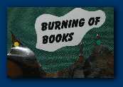 "The burning of books"