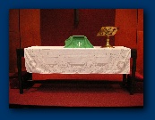 Dressed Communion Table